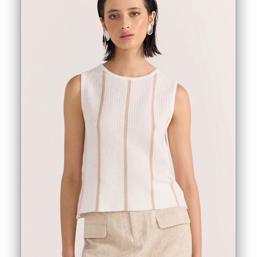 NWT Staple The Label Allegra Knit Top